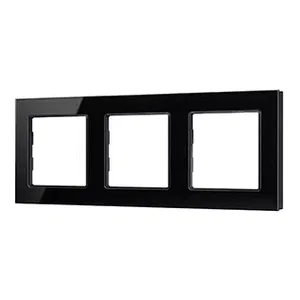 Рамка стеклянная FRM-GLARE-GS-3-BK (Arlight, -)
