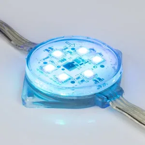 Флэш-модуль ARL-PRO-D50-6LED RGB 12V Прозрачный (Arlight, Пластик, 3 года)