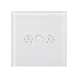 Выключатель сенсорный SWT-OMALI-S03-ZB-WH (250V, 10A, Zigbee) (Arlight, Стекло)