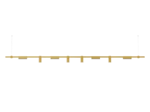 Подвесной светильник HOKASU PL9 (GOLD/3000mm – D55/140mm/3K/60W/38deg)