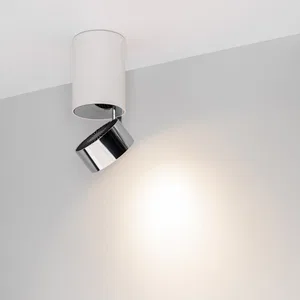 Светильник SP-PLURIO-SURFACE-LONG-R77-9W Day4000 (WH-CHR, 36 deg, 230V) (Arlight, IP20 Металл, 3 года)