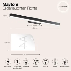 Подсветка Maytoni MIR012WL-L14B4K