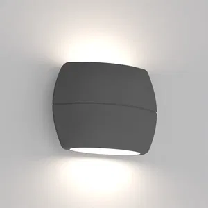 Светильник SP-WALL-VASE-S140x88-2x3W Warm3000 (GR, 120 deg, 230V) (Arlight, IP54 Металл, 3 года)