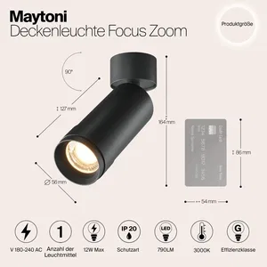 Потолочный светильник Technical C055CL-L12W3K-Z-B