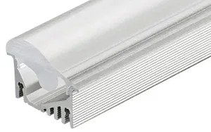 Профиль с экраном ALU-ASYMETRIC-2000 ANOD+FROST LENS (Arlight, Алюминий)
