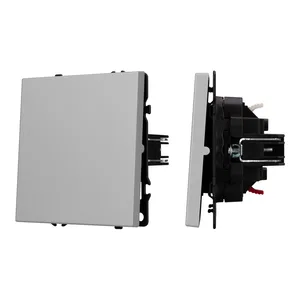ARL NOBE Выключатель 1 кл софт-тач никель SWT-MK01-SFPL-IS (250V, 10A) (Arlight, -)