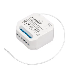 INTELLIGENT ARLIGHT Релейный модуль TY-701-72-DRI-DRO-PS-IN (230V, 1x10A, TUYA Wi-Fi, 433Mhz) (IARL, IP20 Пластик, 3 года)