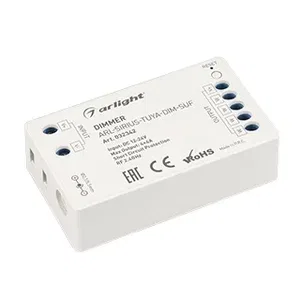 Диммер ARL-SIRIUS-TUYA-DIM-SUF (12-24V, 4x4A, 2.4G) (Arlight, IP20 Пластик, 3 года)