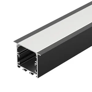 Профиль LINIA49-F-M-3000 BLACK (Arlight, Алюминий)