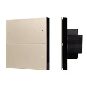 INTELLIGENT ARLIGHT Кнопочная панель SMART-DMX512-801-22-4G-4SC-DIM-IN Gold (230V, 2.4G) (IARL, IP20 Пластик, 5 лет)