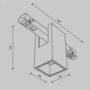Трековый светильник Technical TR121-4 (23мм EXILITY)
