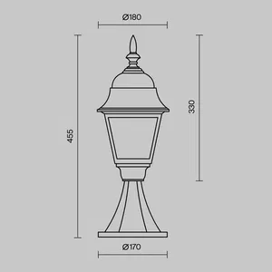 Ландшафтный светильник Outdoor O004FL-01B