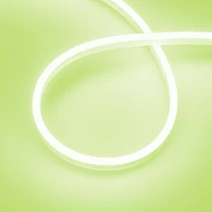 Лента герметичная AURORA-PS-A120-12x6mm 24V Lemon (10 W/m, IP65, 2835, 5m) (Arlight, Силикон, 2 года)