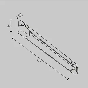 Трековый светильник Technical TR196-3-20W2.7K-B