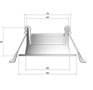 Рамка для LED модуля POINT (MR16/GU10)