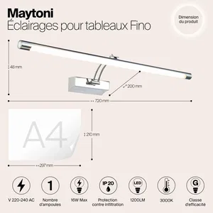 Подсветка Maytoni MIR003WL-L16CH