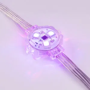 Модуль управляемый VISOR-SPI-5060-3-12V RGB 120deg (D30x16mm, 0.75W, IP68) (Arlight, Пластик, 3 года)