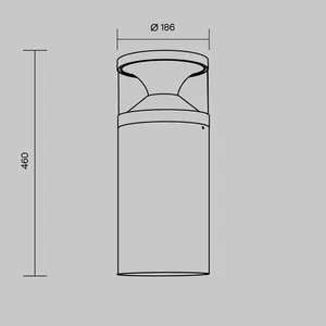 Ландшафтный светильник Outdoor O496FL-L21B3K1