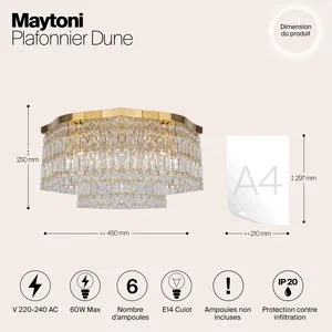 Потолочный светильник Maytoni DIA005CL-06G