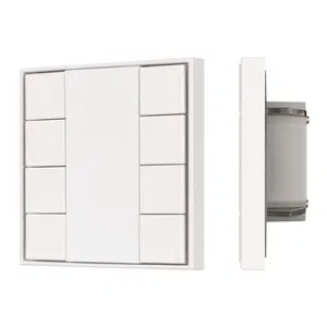 INTELLIGENT ARLIGHT Кнопочная панель KNX-301-22-8-SH-IN White (BUS, Frame) (IARL, IP20 Пластик, 3 года)