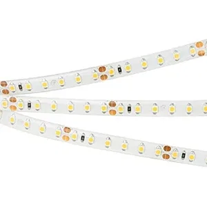 Лента RTW 2-5000SE 24V Warm 2x (3528, 600 LED, LUX) (Arlight, 9.6 Вт/м, IP65)