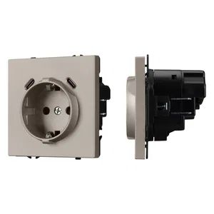 Механизм розетки с USB зарядкой SCT-NOBE-MUCC-SFPL-CA (230V, 16A) (Arlight, -)