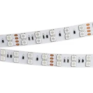 Лента RT 2-5000 36V RGB 2X2 (5060, 600 LED, LUX) (Arlight, 26 Вт/м, IP20)