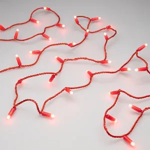Светодиодная гирлянда ARD-STRING-CLASSIC-10000-RED-100LED-MILK-STD Red (230V, 7W) (Ardecoled, IP65, 1 год)