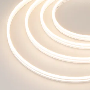 Лента герметичная MOONLIGHT-SIDE-A168-4x10mm 24V Warm2300 (7.2 W/m, IP65, 5m, wire x2) (Arlight, Вывод прямой, 3 года)
