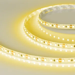 Лента RT-A120-8mm 12V Yellow (9.6 W/m, IP20, 2835, 5m) (Arlight, 9.6 Вт/м, IP20)