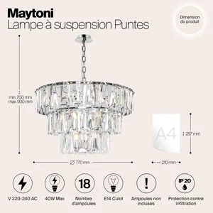 Подвесной светильник Maytoni MOD043PL-18CH