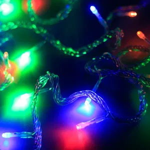 Светодиодная гирлянда ARD-STRING-HOME-5000-CLEAR-50LED-LIVE RGB (230V, 3.5W) (Ardecoled, IP20, 1 год)