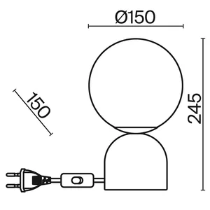 Настольный светильник Freya FR5288TL-01B1