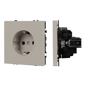 Механизм электрической розетки SCT-NOBE-MEU1-SFPL-CA (230V, 16A) (Arlight, Кашемир)