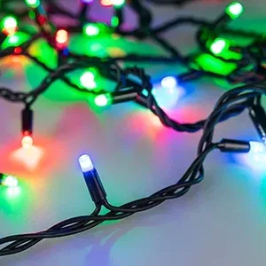 Светодиодная гирлянда ARD-STRING-PRO-10000-BLACK-95LED-LIVE RGBW-DMX (24V, 10W) (Ardecoled, IP65, 2 года)