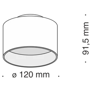 Потолочный светильник Technical C009CW-L16W