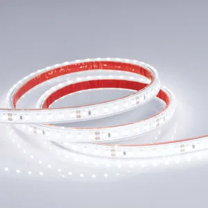 Лента RTW 2-5000PGS 24V White 2x (3528, 600 LED, LUX) (Arlight, 9.6 Вт/м, IP67)