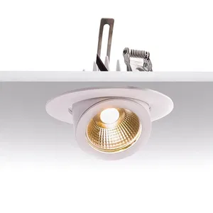 LED Светильник встраиваемый поворотно-выдвижной (13W, 1400Lm, 24°, 3000K, White, >80Ra, ART, Ø106 (100) H85 mm)