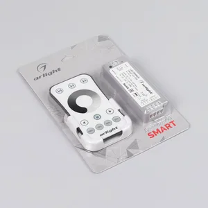 Диммер SMART-DIM-SET-RING (12-24V, 1x8A, ПДУ 2.4G) (Arlight, IP20 Пластик, 5 лет)