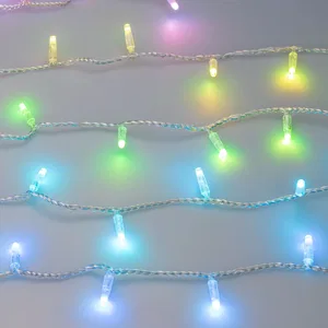 Светодиодная гирлянда ARD-STRING-CLASSIC-10000-CLEAR-100LED-LIVE RGB-DMX (24V, 10W) (Ardecoled, IP65, 1 год)