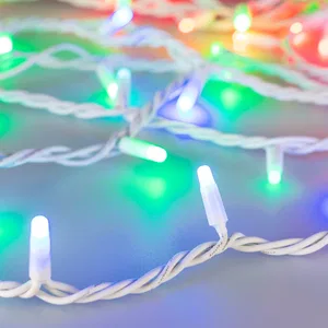 Светодиодная гирлянда ARD-STRING-PRO-10000-WHITE-100LED-MILK-LIVE RGB-DMX (24V, 10W) (Ardecoled, IP65, 2 года)