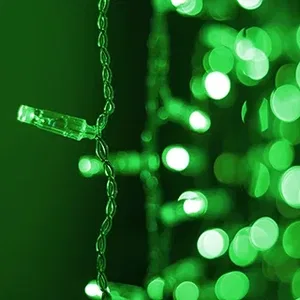 Светодиодная гирлянда ARD-CURTAIN-CLASSIC-2000x3000-CLEAR-760LED Green (230V, 60W) (Ardecoled, IP65)