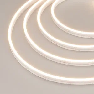 Герметичная лента MOONLIGHT-5000S-SIDE-2835-120-24V Warm (6х12mm, 10W, IP67) (Arlight, Прямой вывод кабеля)