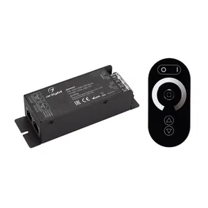 Диммер ARL-3022-OVAL-DIM Black (12-24V, 1x25A, ПДУ, RF) (Arlight, IP20 Металл, 2 года)