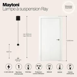 Подвесной светильник Maytoni P022PL-L10B