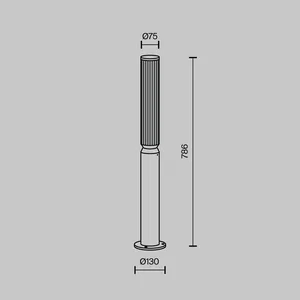 Ландшафтный светильник Outdoor O593FL-L12GF3K