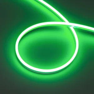 Лента герметичная HALO-SIDE-A168-6x13mm 24V Green (10 W/m, IP67, 2835, 5m) (Arlight, Силикон)