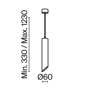 Подвесной светильник Maytoni P044PL-01-30GU10-W