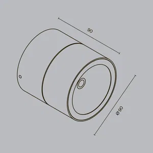 Уличный потолочный светильник Outdoor O310CL-L7W3K