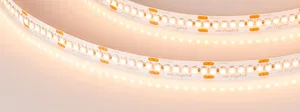 Лента RT-A240-10mm 24V Warm2400 (19.2 W/m, IP20, 3528, 5m) (Arlight, Открытый)